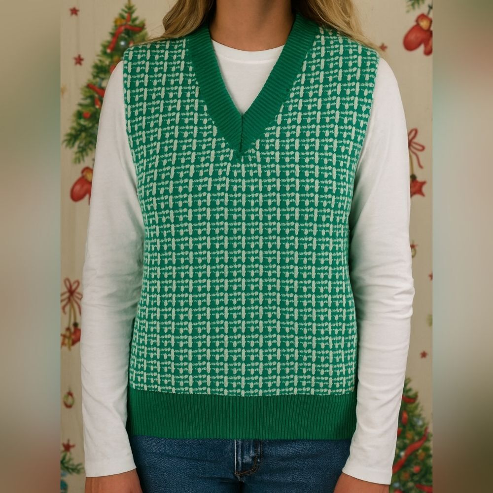 Knit Sweater Vest - Picture 2 of 10